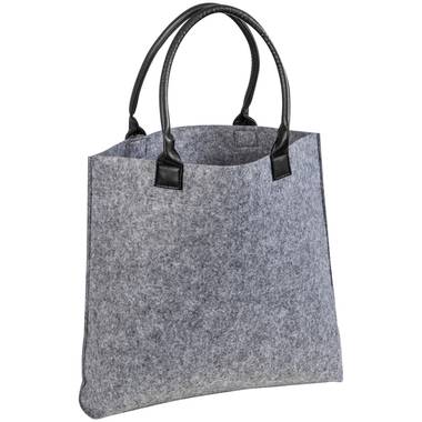 Nákupná plstená taška, sivá